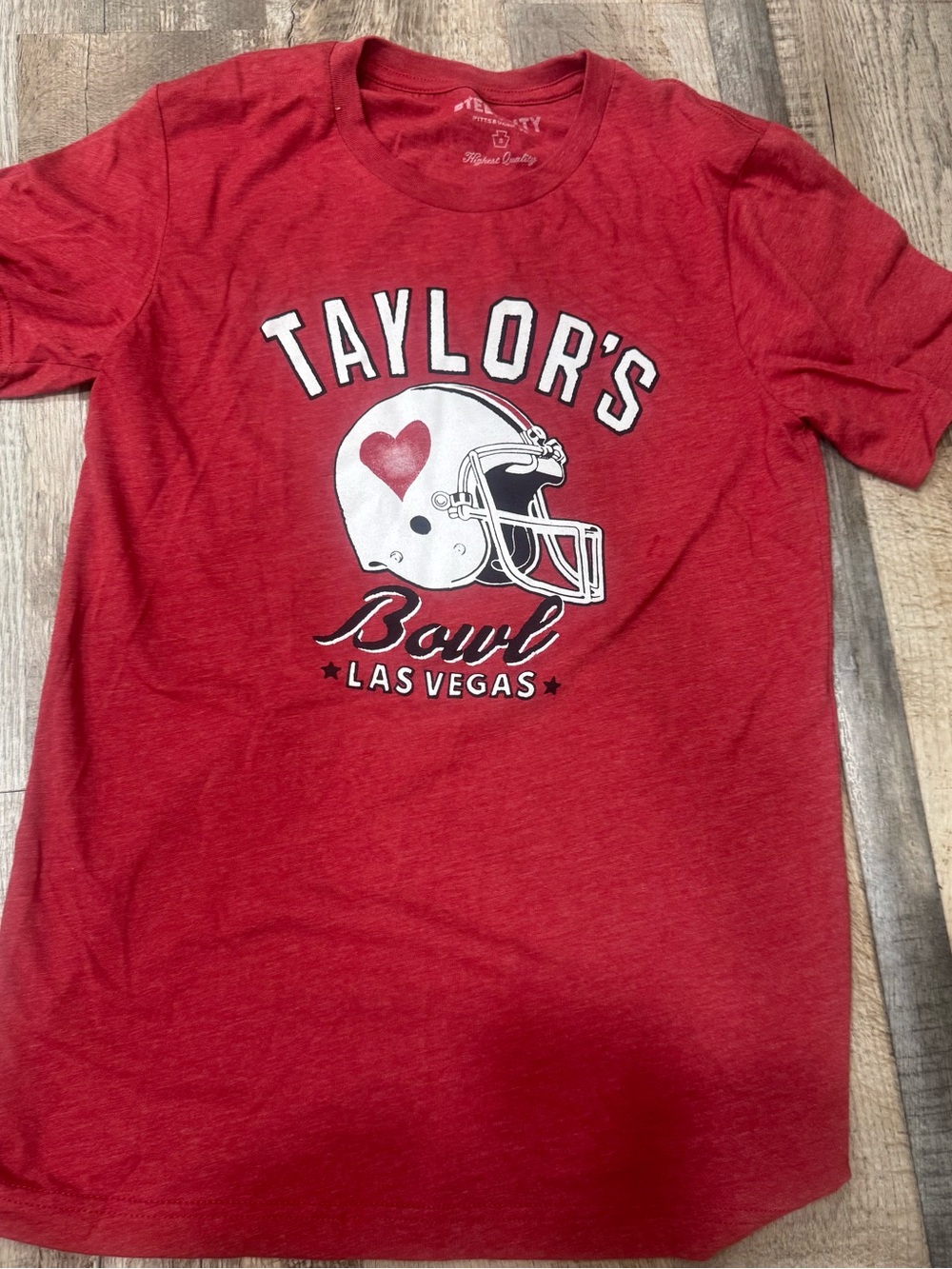 Taylor's Bowl Las Vegas Red Short Sleeve Graphic Tee